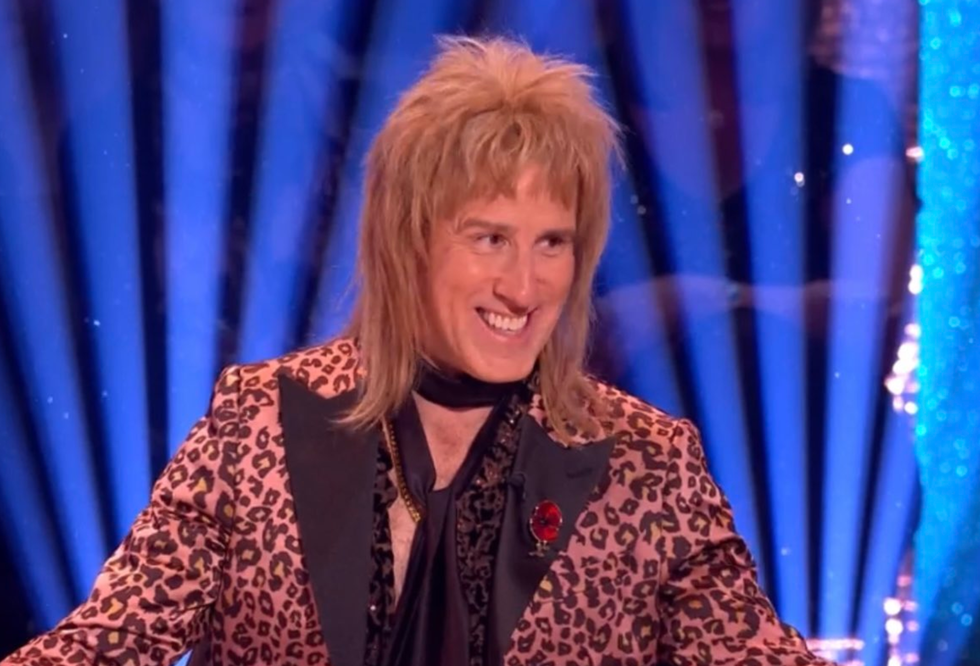 Anton Du Beke as Rod Stewart on Strictly Come Dancing