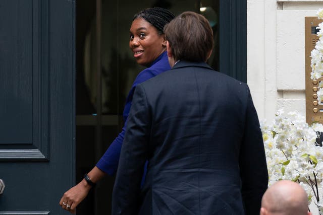 Kemi Badenoch will begin naming her shadow cabinet (Stefan Rousseau/PA)