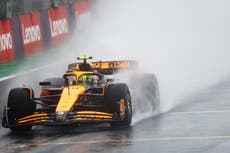 F1 Brazil GP LIVE: Qualifying result and race start time as Lando Norris claims pole amid rain chaos