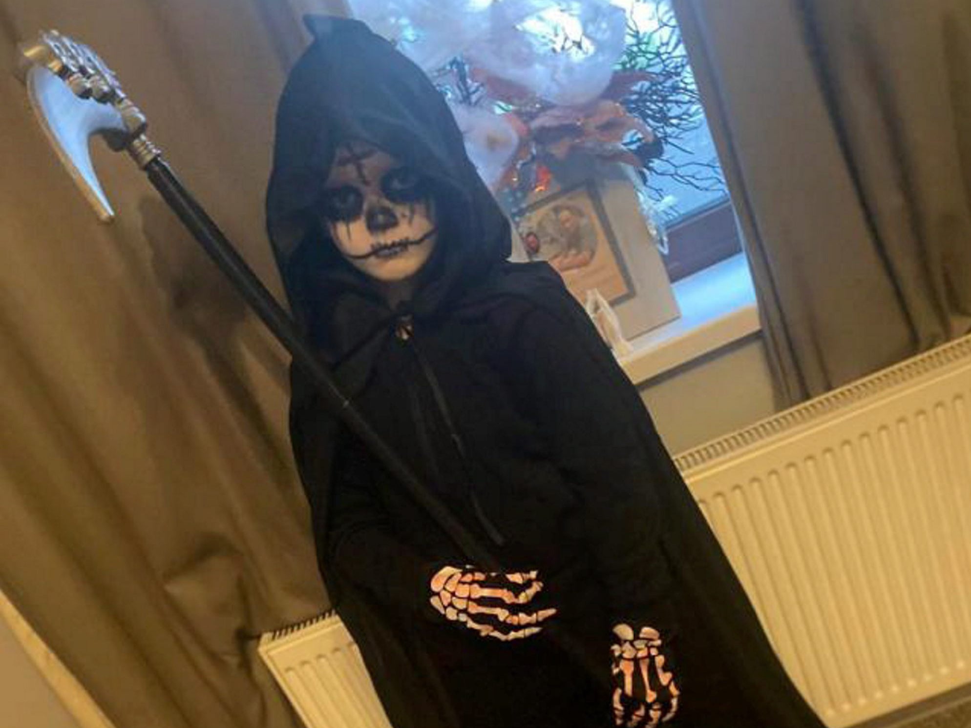 James Turnbull, 7, was allegedly given cannabis edibles while out with his brother on Halloween