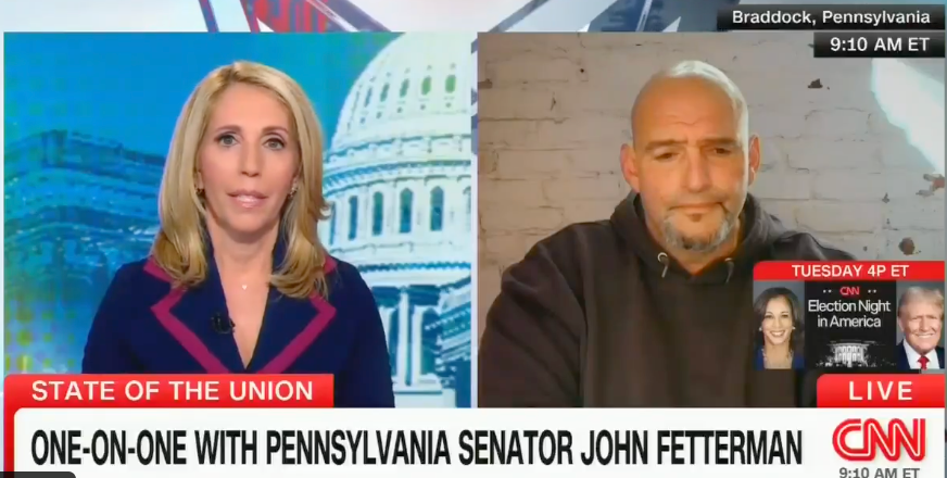 John Fetterman on CNN State of the Union November 3