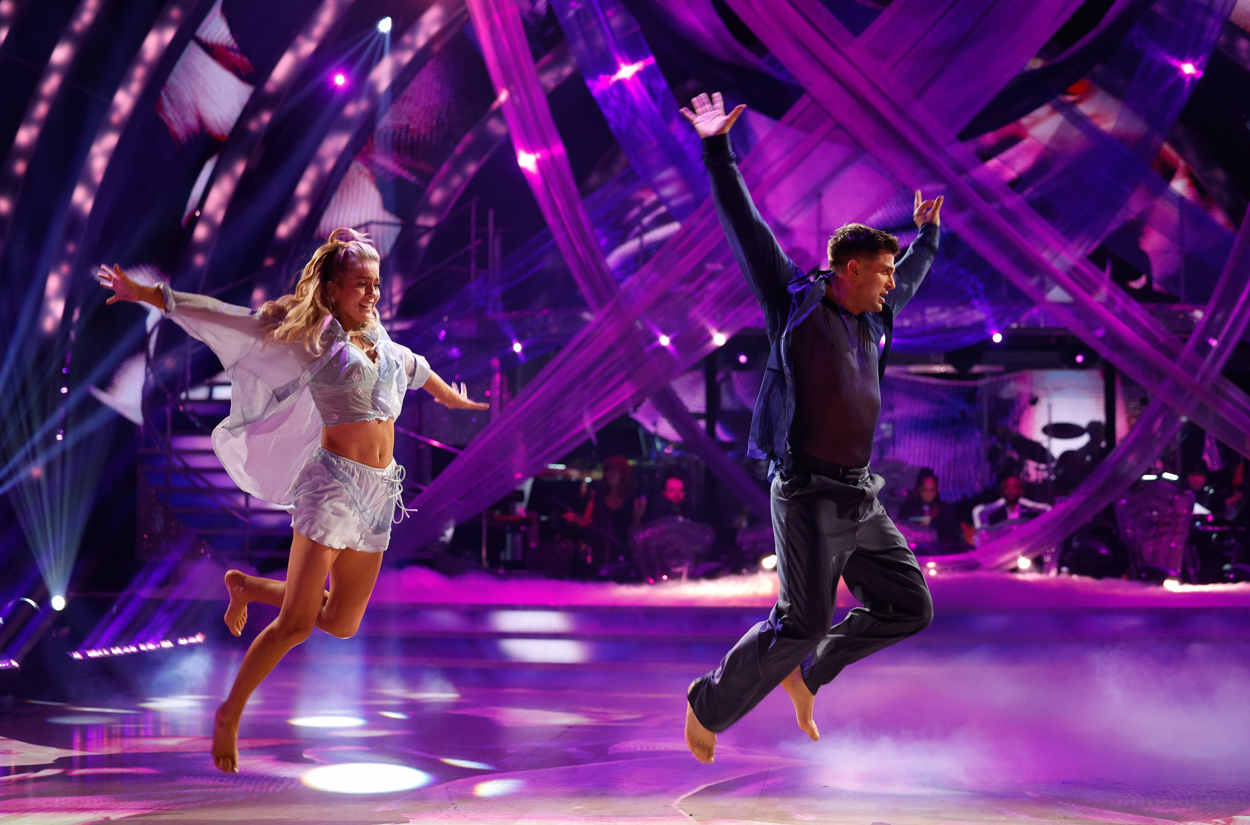 Ghouri and Aljaž Škorjanec on ‘Strictly’