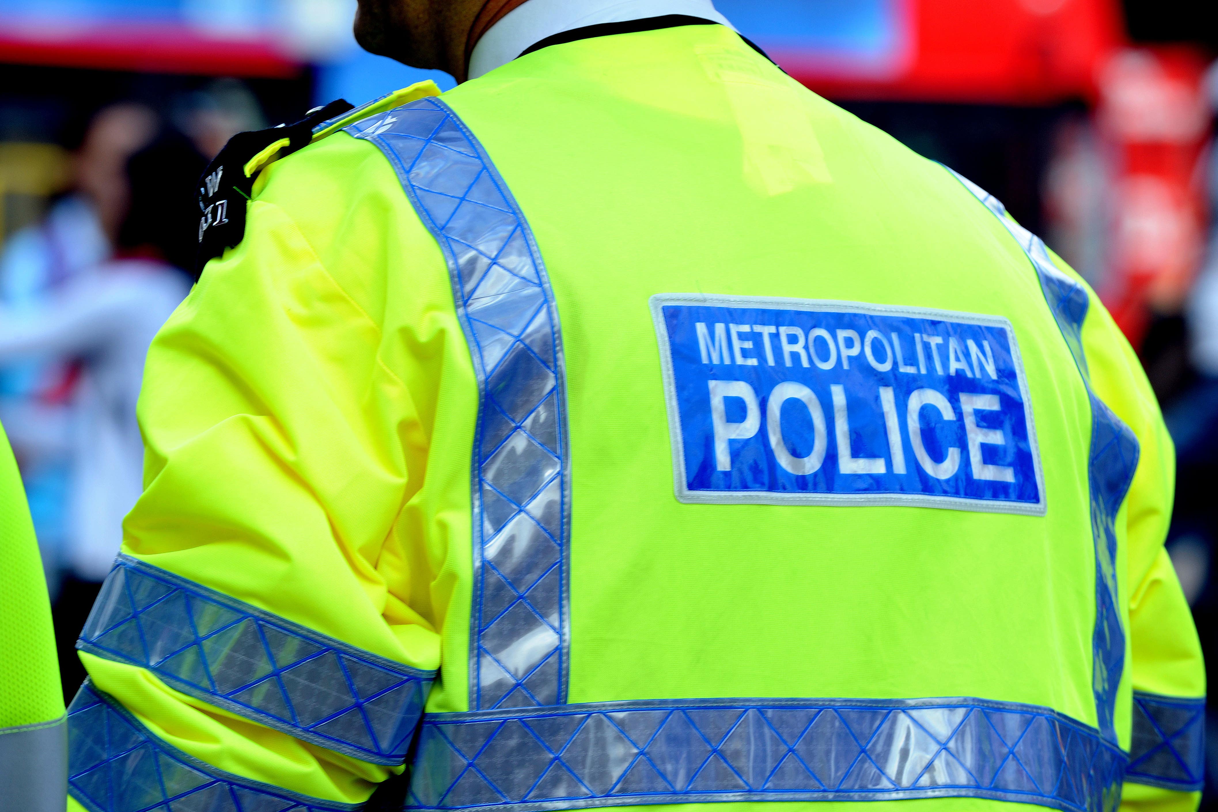 The off-duty Metropolitan Police officer was taken to hospital (PA)