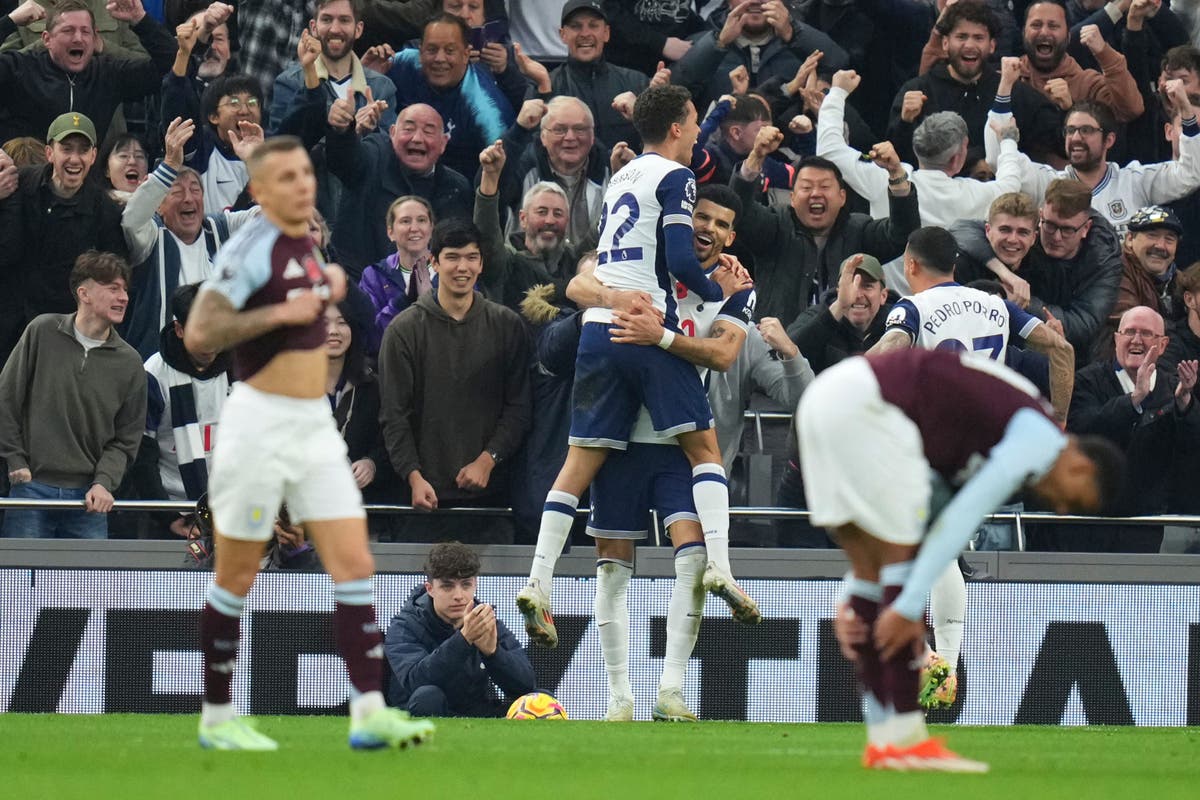 Ange Postecoglou hails ‘unbelievable’ Dominic Solanke after Spurs thrash Villa