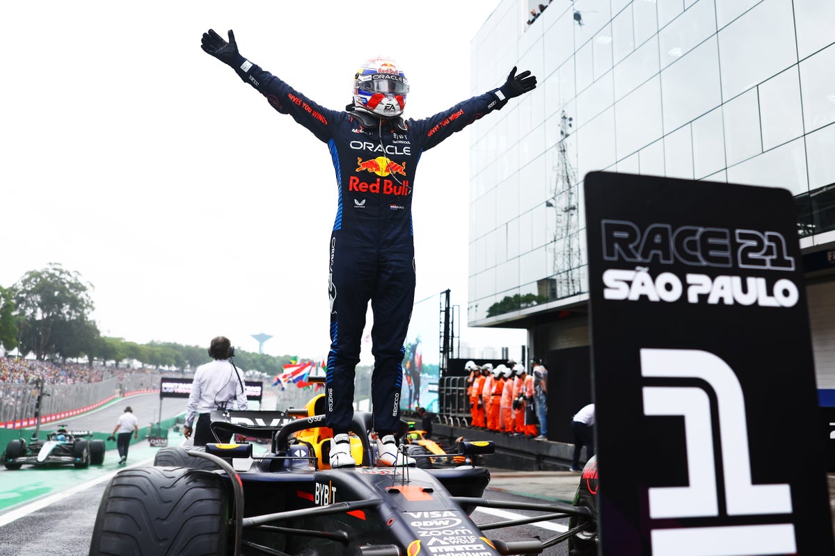 Max Verstappen deals fatal F1 title blow to Lando Norris with stunning win  in Brazil | The Independent