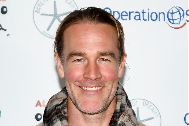 <p>James Van Der Beek attending a charity event in Park City, Utah in April 2023</p>