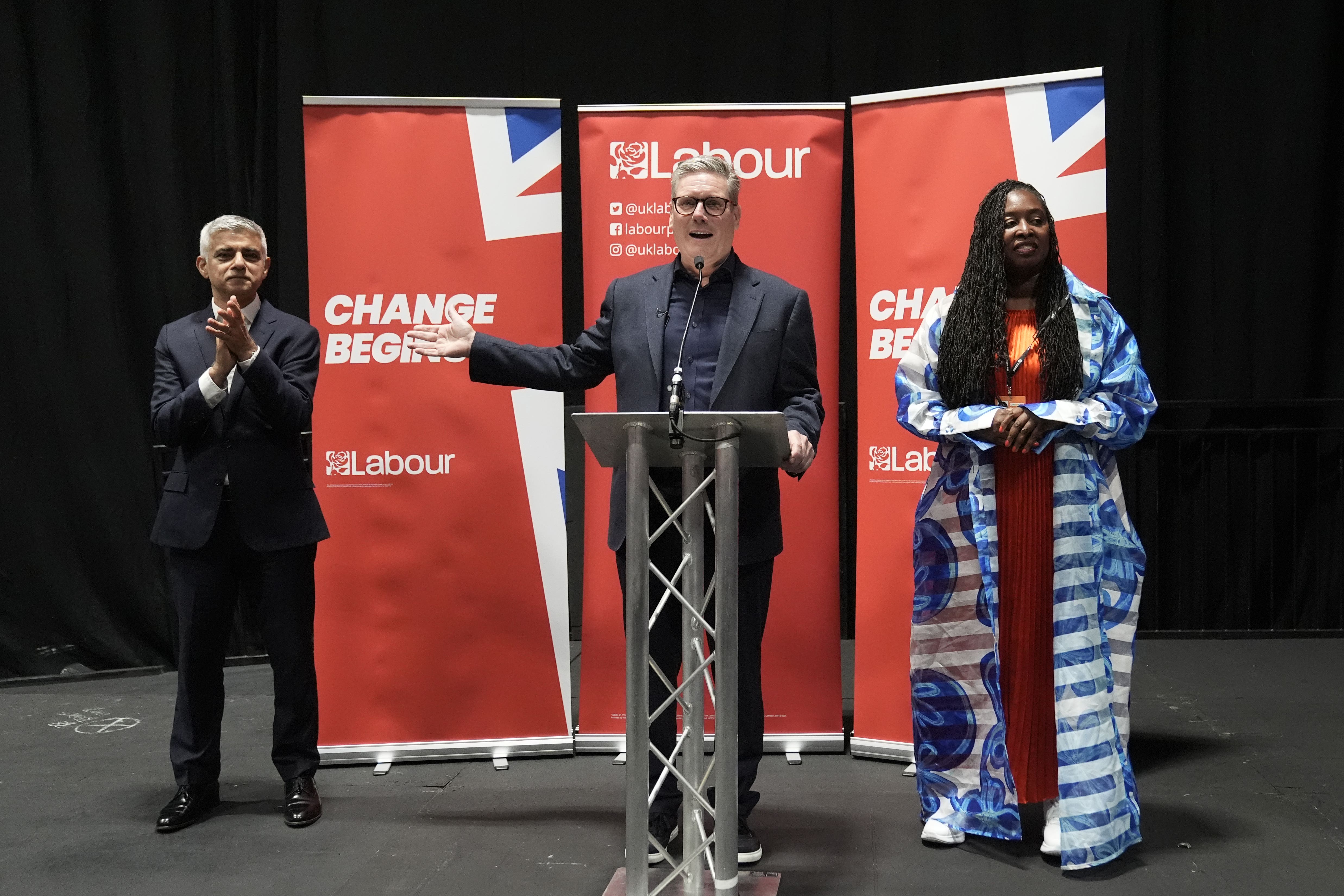 Sir Keir Starmer is under pressure to suspend the whip from Labour MP Dawn Butler (right) (Stefan Rousseau/PA)