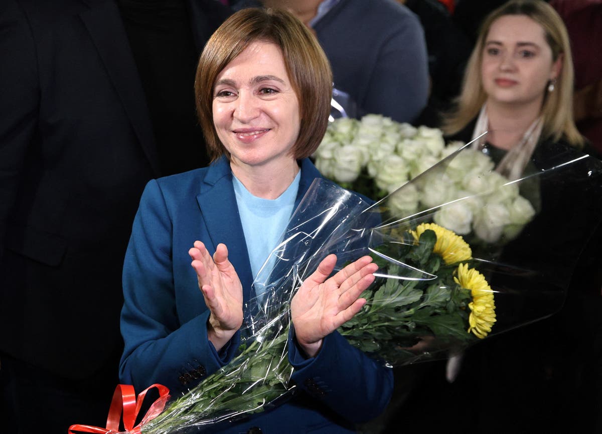 Moldova’s pro-EU president Maia Sandu wins close run-off election amid Russian meddling claims