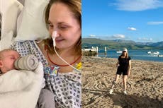 Mum who had shock stroke three weeks after birth left unable to support newborn