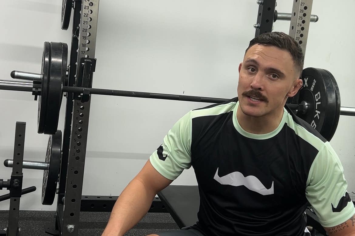 Joey Jones, from Edinburgh, is attempting to lift more than a million kilograms of weight over a month to raise money for Movember (Joey Jones/PA)