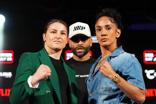 <p>Katie Taylor and Amanda Serrano battle again in Texas next week on the Jake Paul vs Mike Tyson undercard</p>