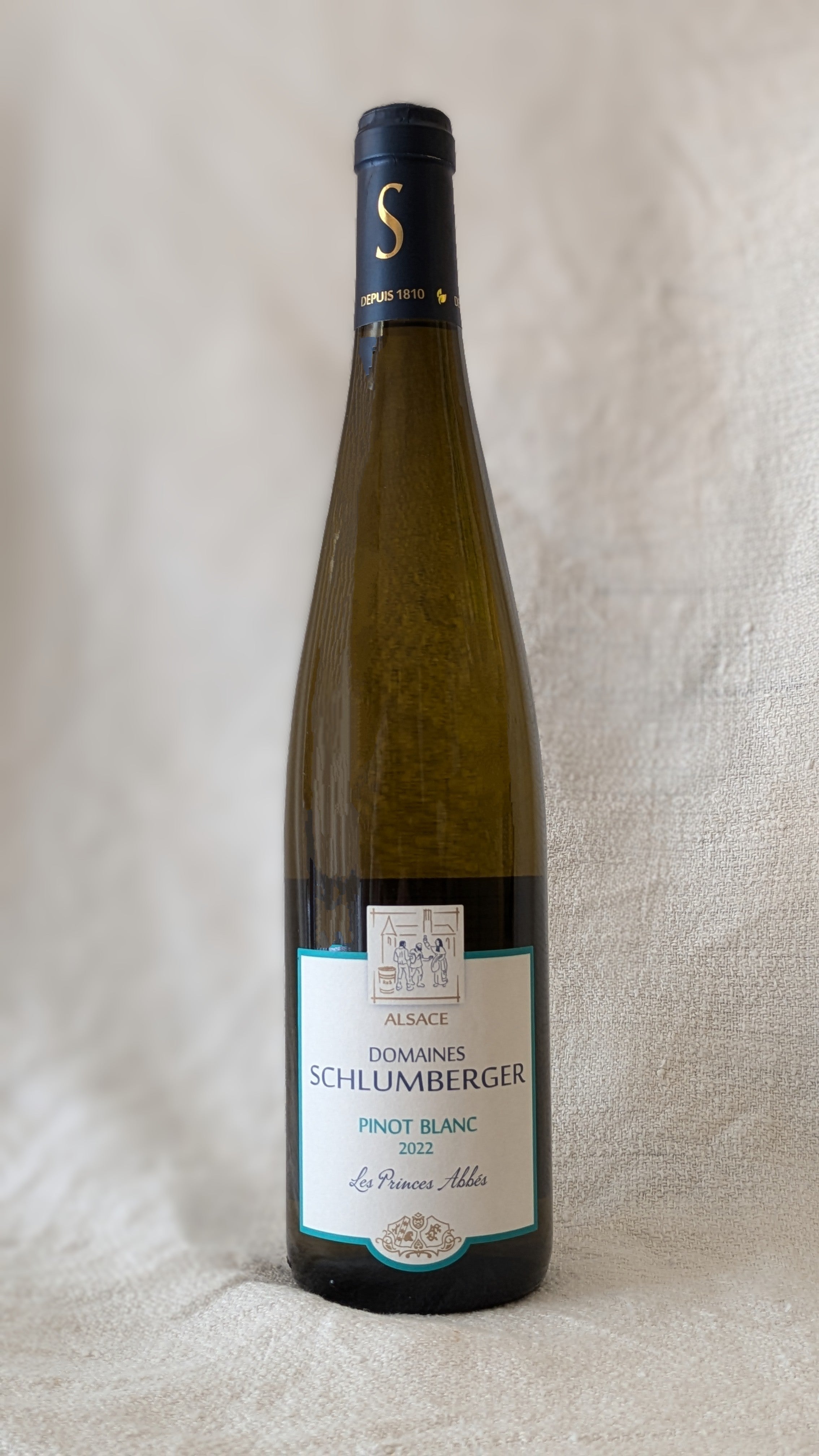 Domaines Schlumberger Pinot Blanc ‘Les Princes Abbes’, Alsace, France 2022