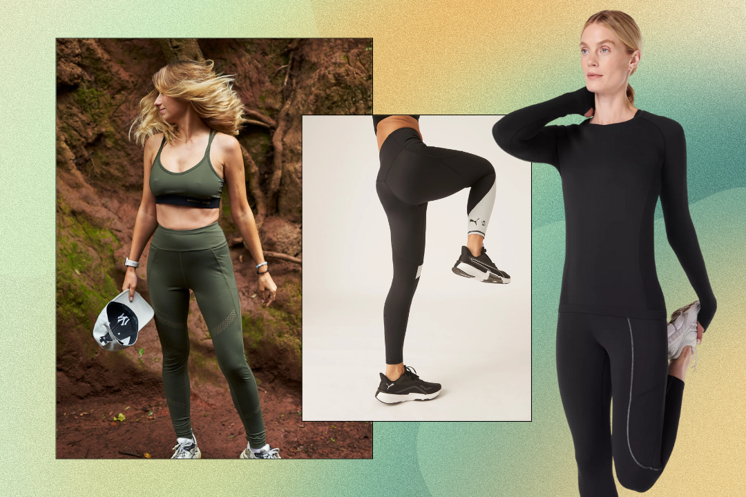 Ladies compression running leggings best sale