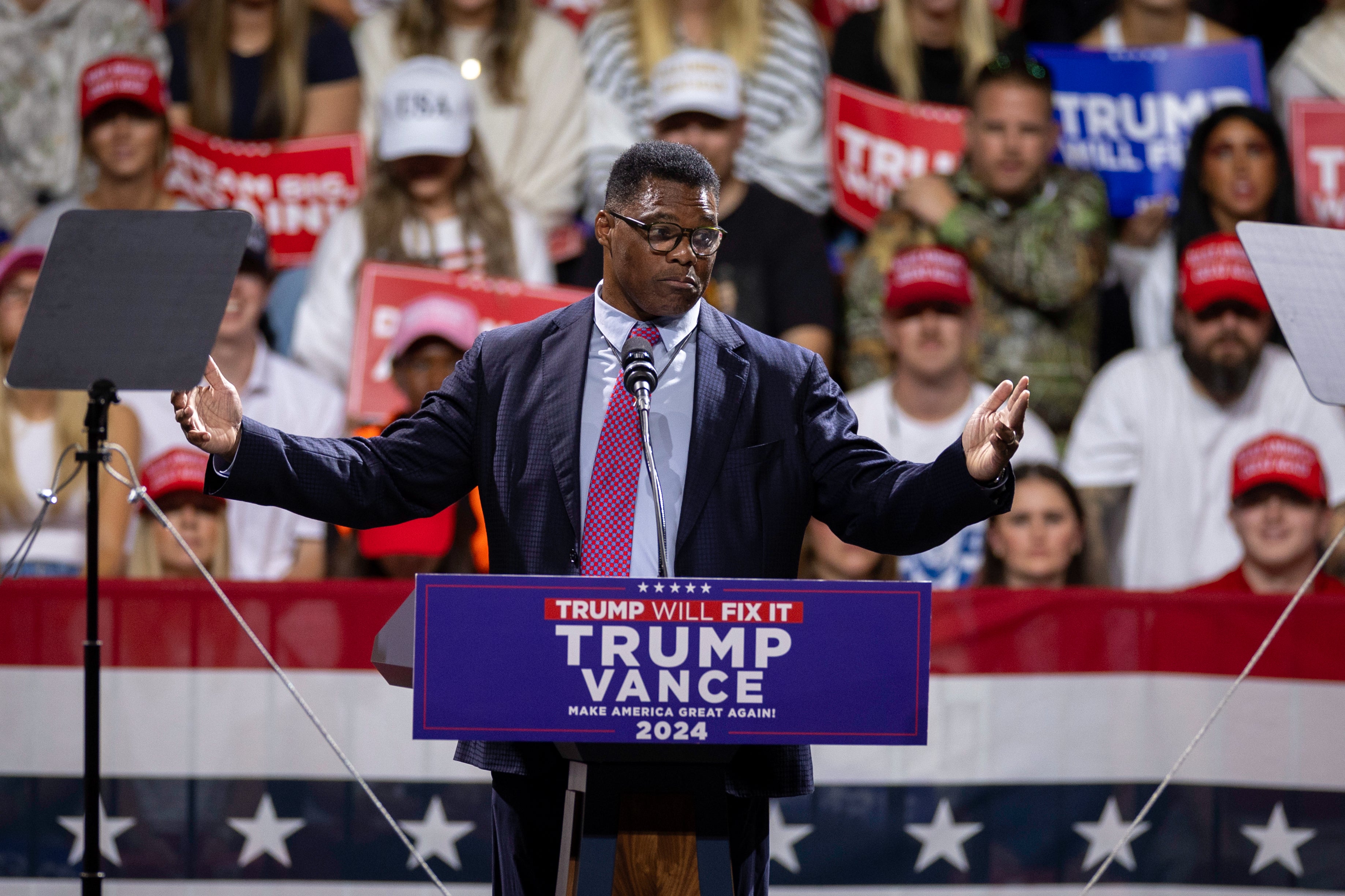 Herschel Walker, the failed Georgia Senate candidate, encouraged people to vote for “Donald Trump Jr.” instead of “Donald J. Trump”