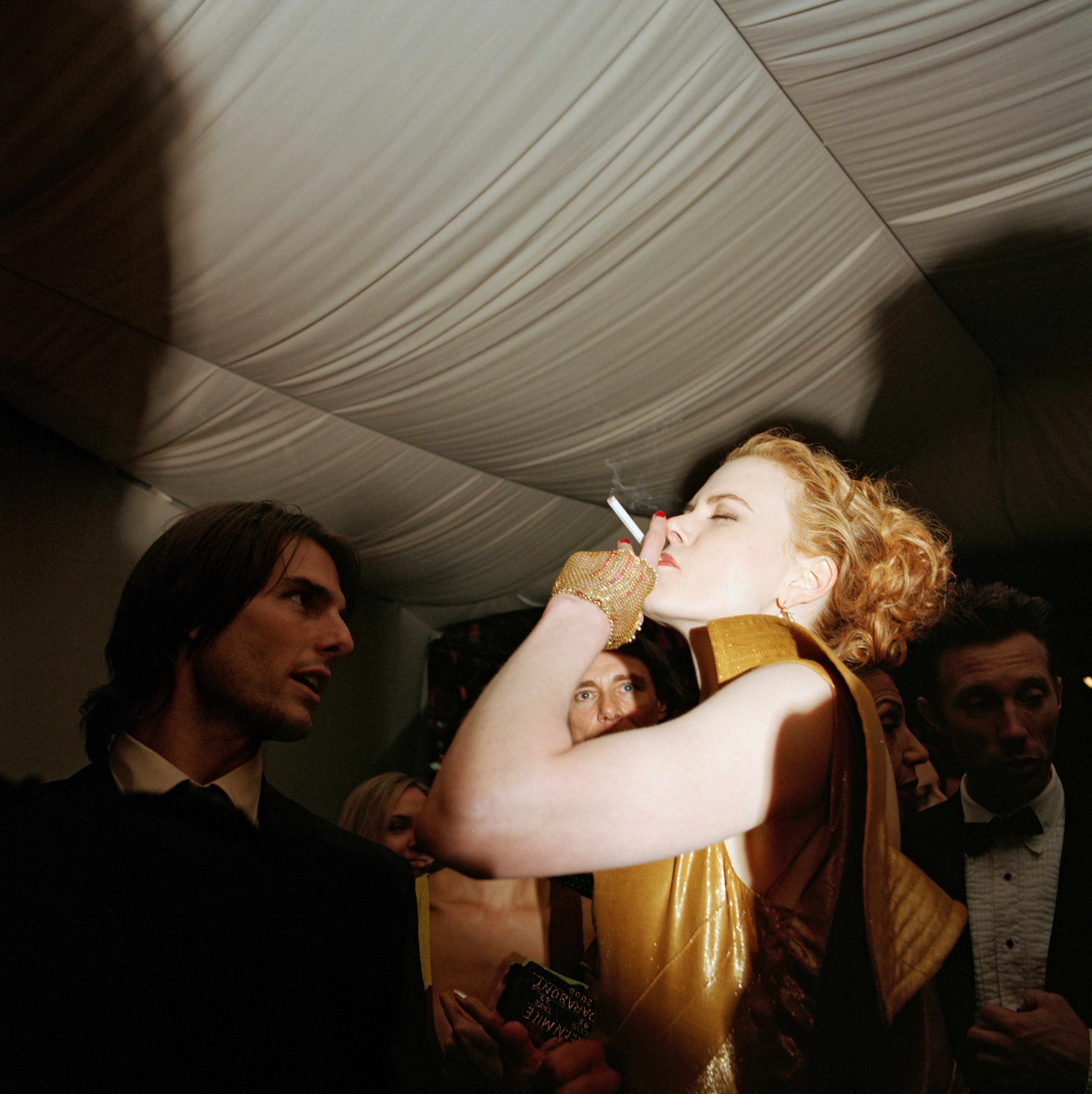 Nicole Kidman at the Vanity Fair Oscar party in 2000