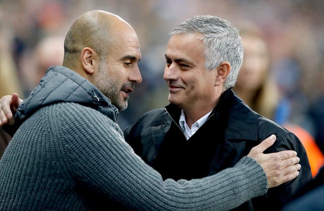 <p>Pep Guardiola and Jose Mourinho have traded barbs recently</p>