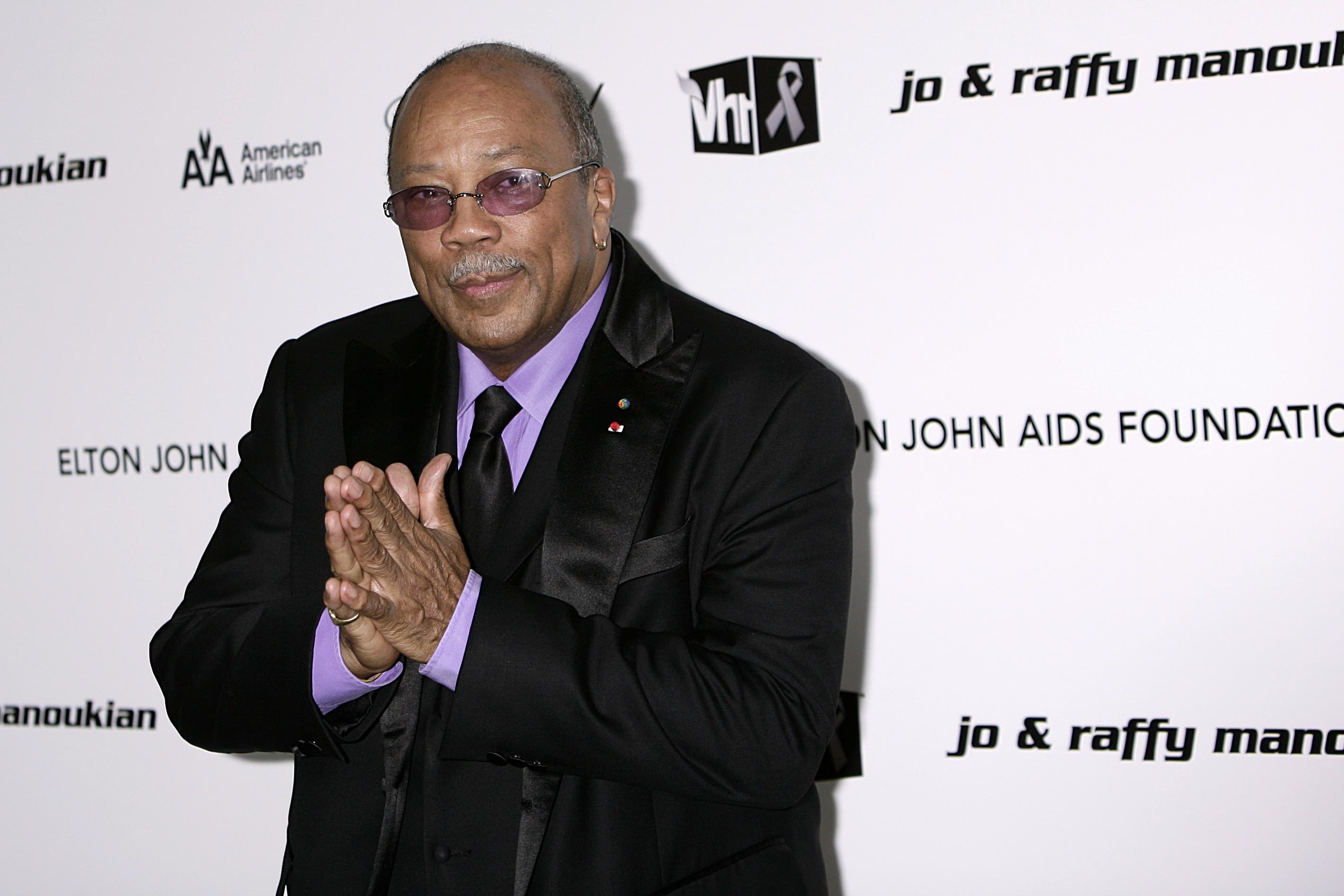 Quincy Jones at the annual Elton John Aids Foundation Party in 2009 (Yui Mok/PA)