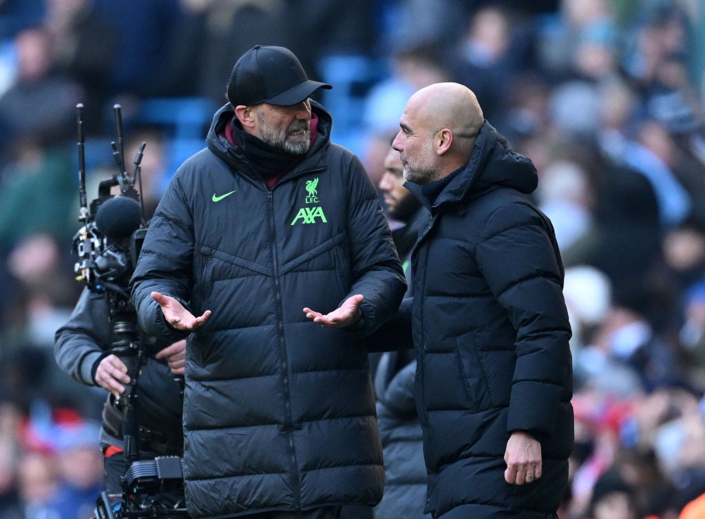 Jurgen Klopp arguably succeeded Jose Mourinho as Pep Guardiola’s main rival