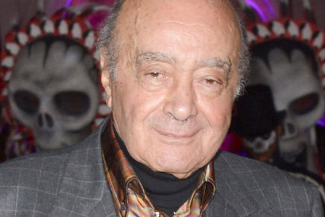 Mohamed Al Fayed died in 2023 aged 94 (Anthony Devlin/PA)