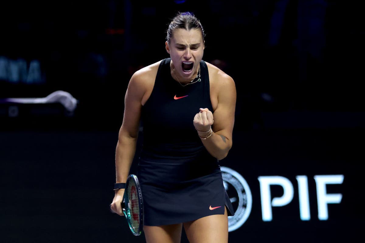 Aryna Sabalenka withstands Jasmine Paolini fight-back to seal WTA Finals progress