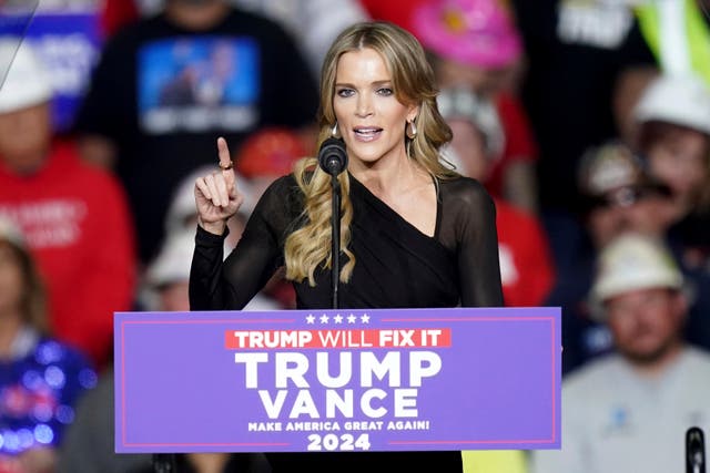 <p>Megyn Kelly, a former Fox News host, defended Pete Hegseth in light of the 2017 sexual assault allegations against him </p>