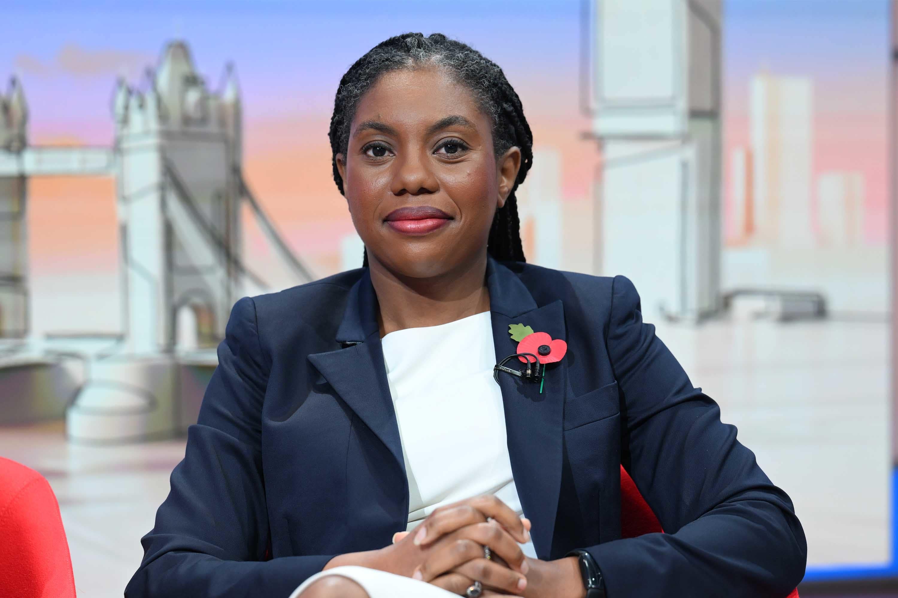 New Conservative leader Kemi Badenoch (BBC/PA)