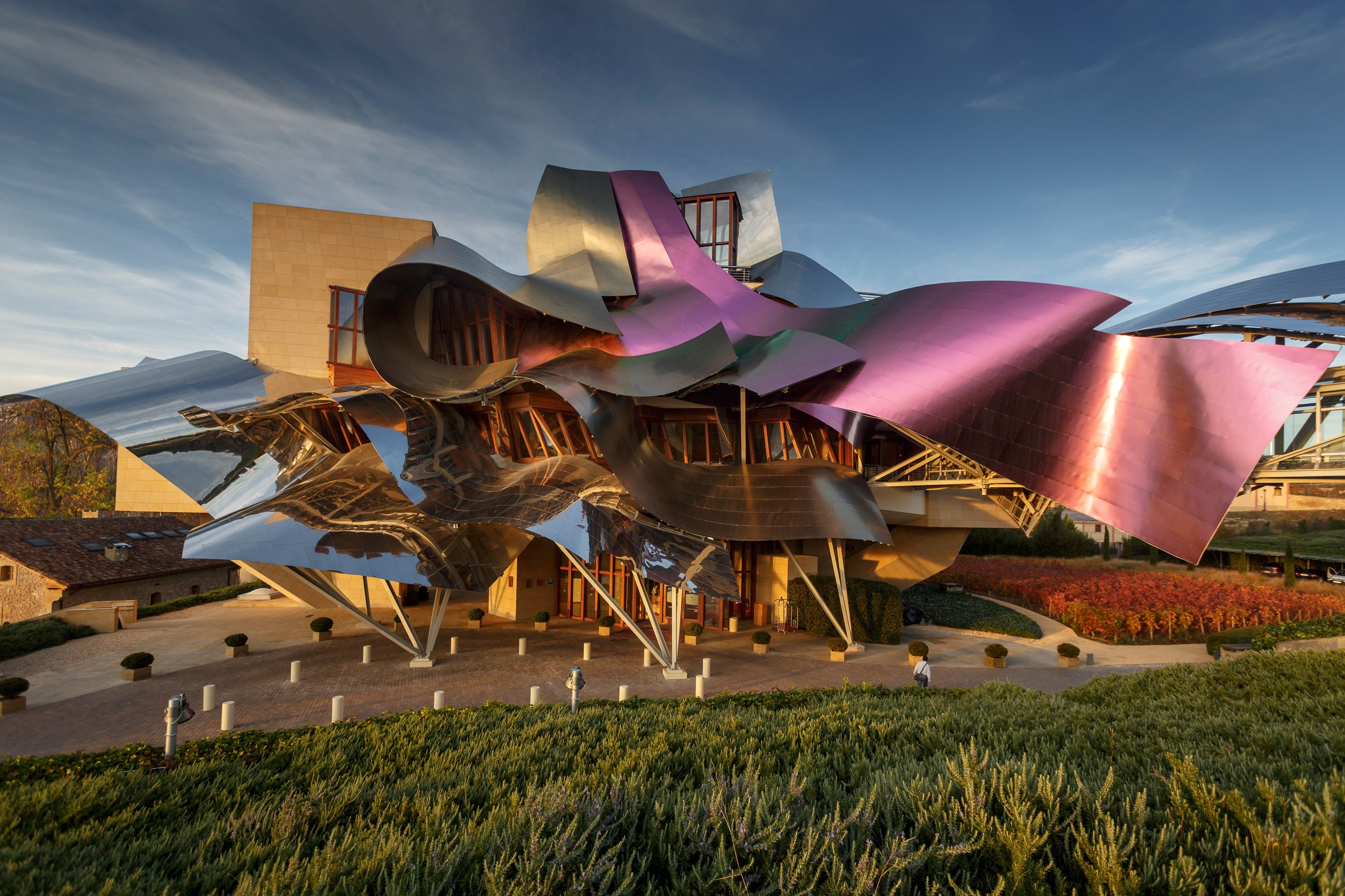 Bodegas De Los Herederos Del Marqués De Riscal foi eleita o Melhor Vinhedo do Mundo 2024 (Bodegas De Los Herederos Del Marqués De Riscal/PA)