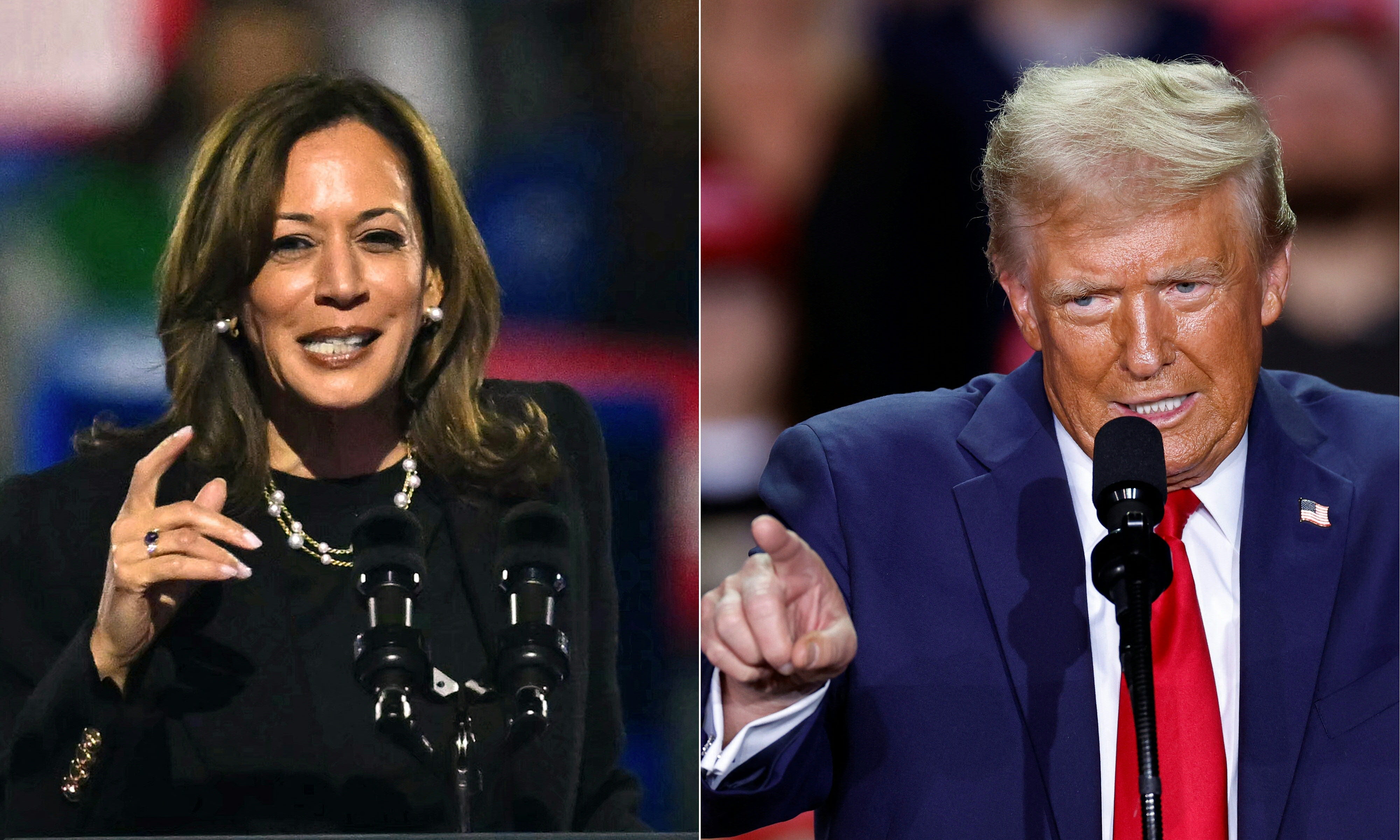 Kamala Harris and Donald Trump made their final pitches to voters