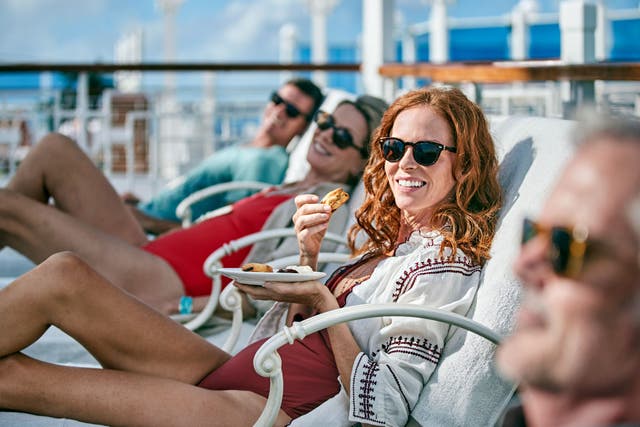 <p>Wherever you are in the world,  British treats such as an afternoon tea are often available on a cruise ship</p>