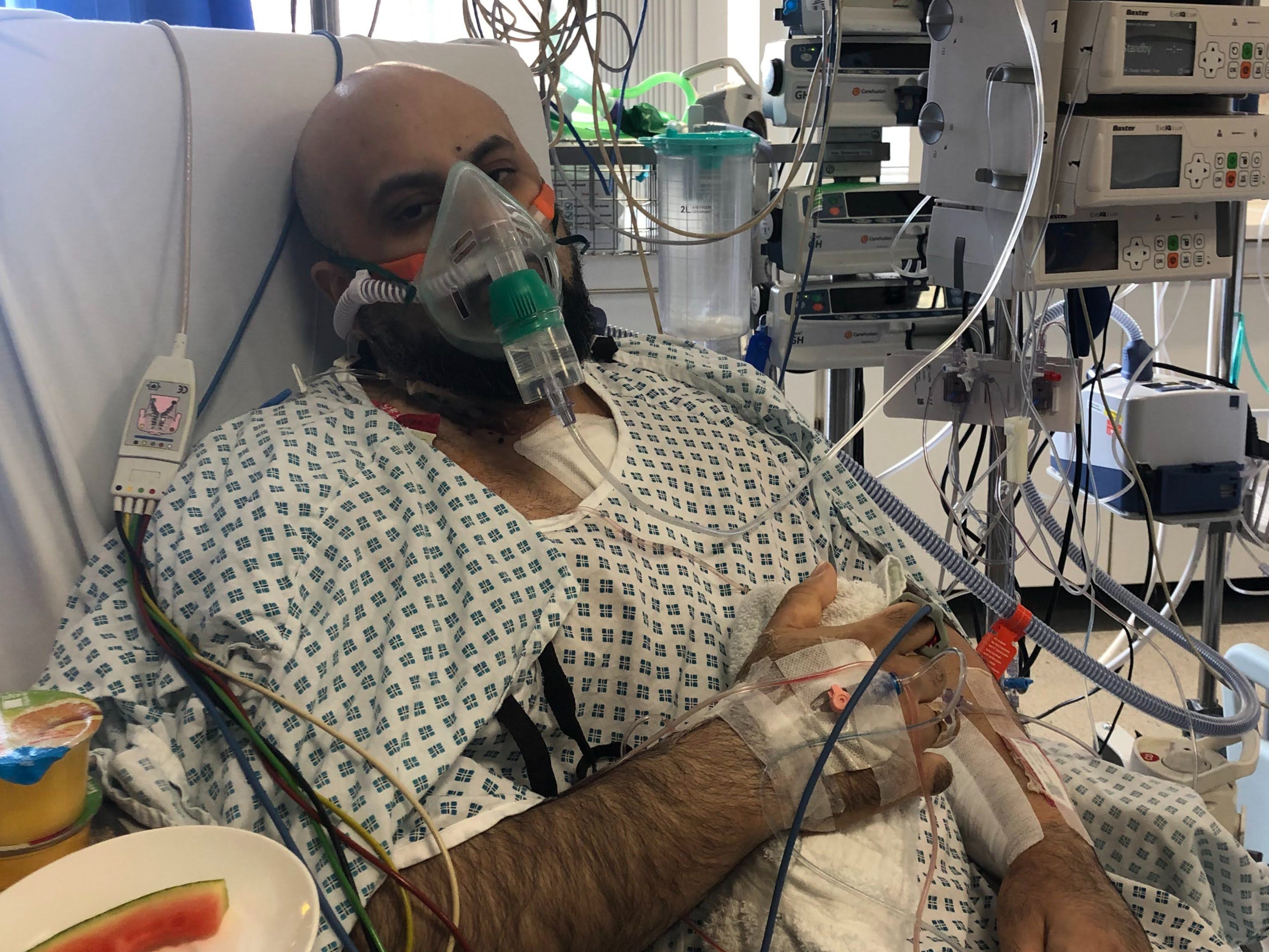 Simarjot Singh Judge, 36, from London, was diagnosed with familial hypercholesterolaemia