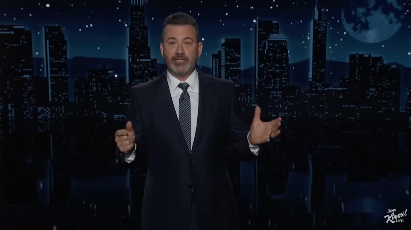 Jimmy Kimmel makes a final pitch to viewers about who they should vote for