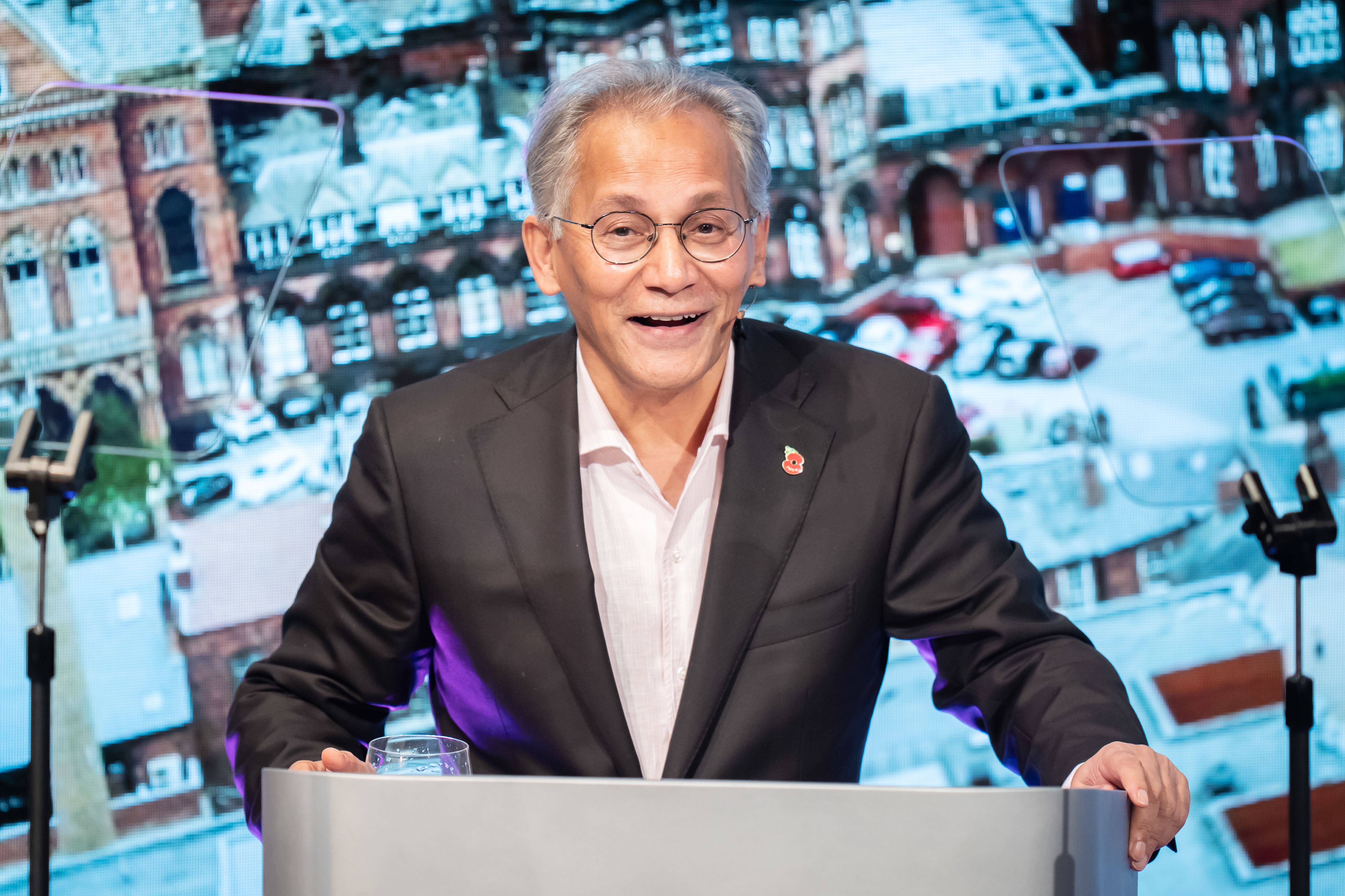 BBC chairman Samir Shah delivers a speech on the future of UK public service broadcasting (Danny Lawson/PA)