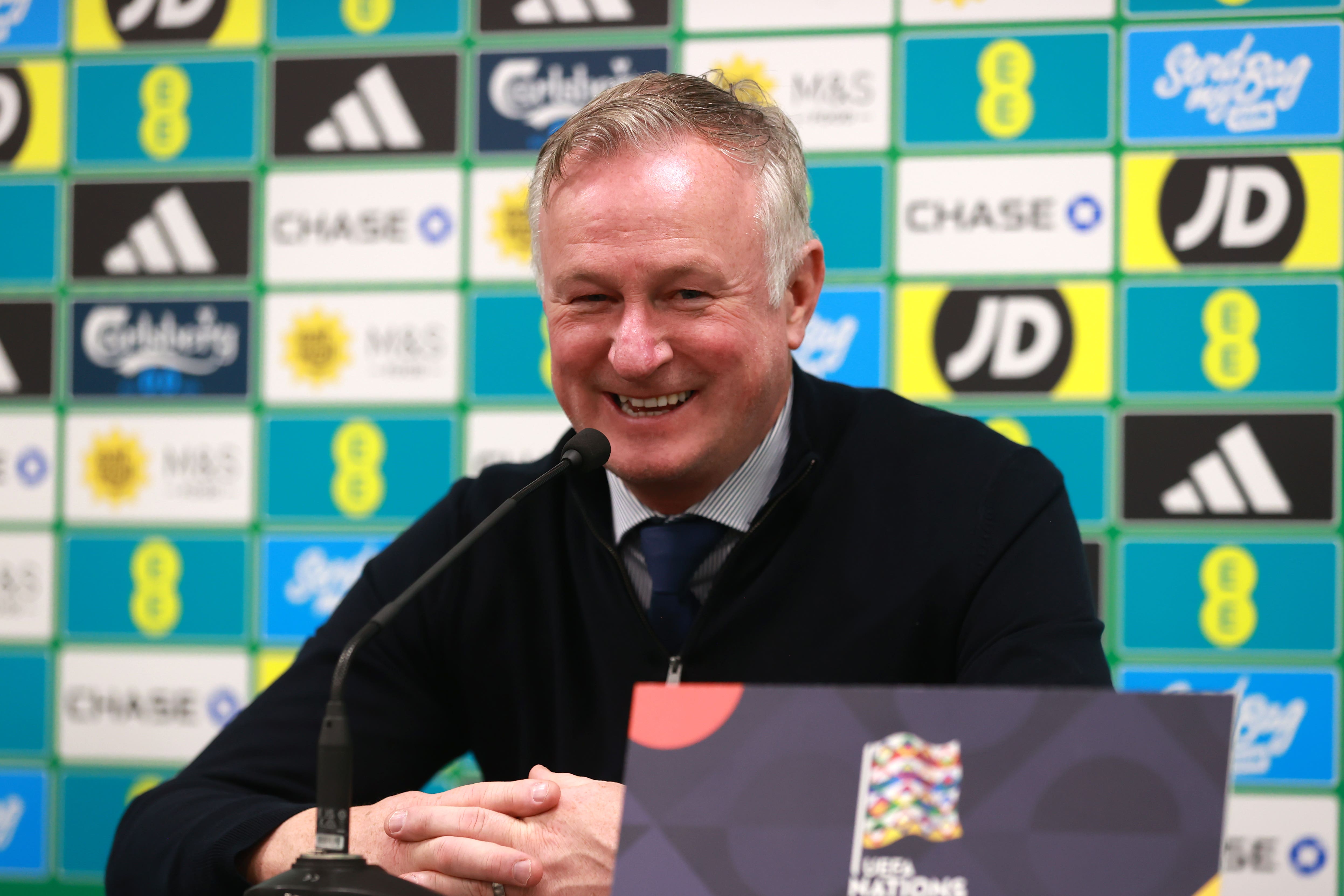 Michael O’Neill wants Northern Ireland to build on last month’s big win over Bulgaria (Liam McBurney/PA)