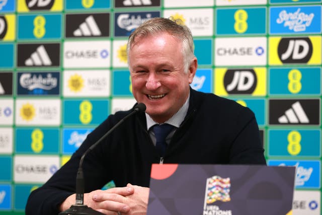 Michael O’Neill wants Northern Ireland to build on last month’s big win over Bulgaria (Liam McBurney/PA)