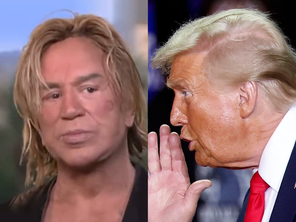 Mickey Rourke Criticizes Donald Trump Amid Elections