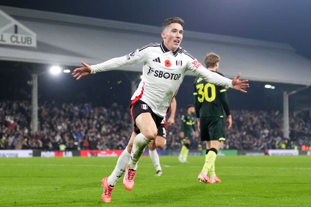 Fulham’s Harry Wilson has been praised for his professionalism by Wales manager (Adam Davy/PA)