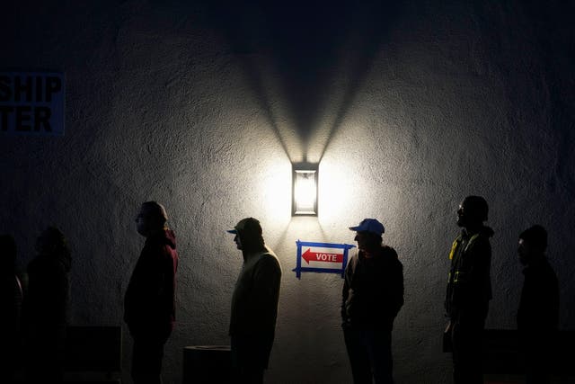 <p>Los estadounidenses han acudido a las urnas  </p>