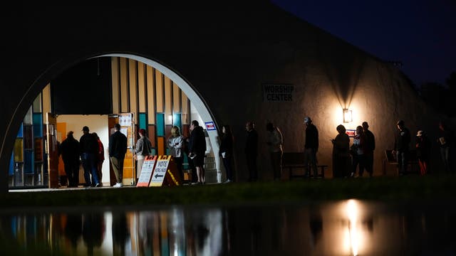 Ap Voting AP PHOTOS: Election Day voting underway as Americans chose between ...