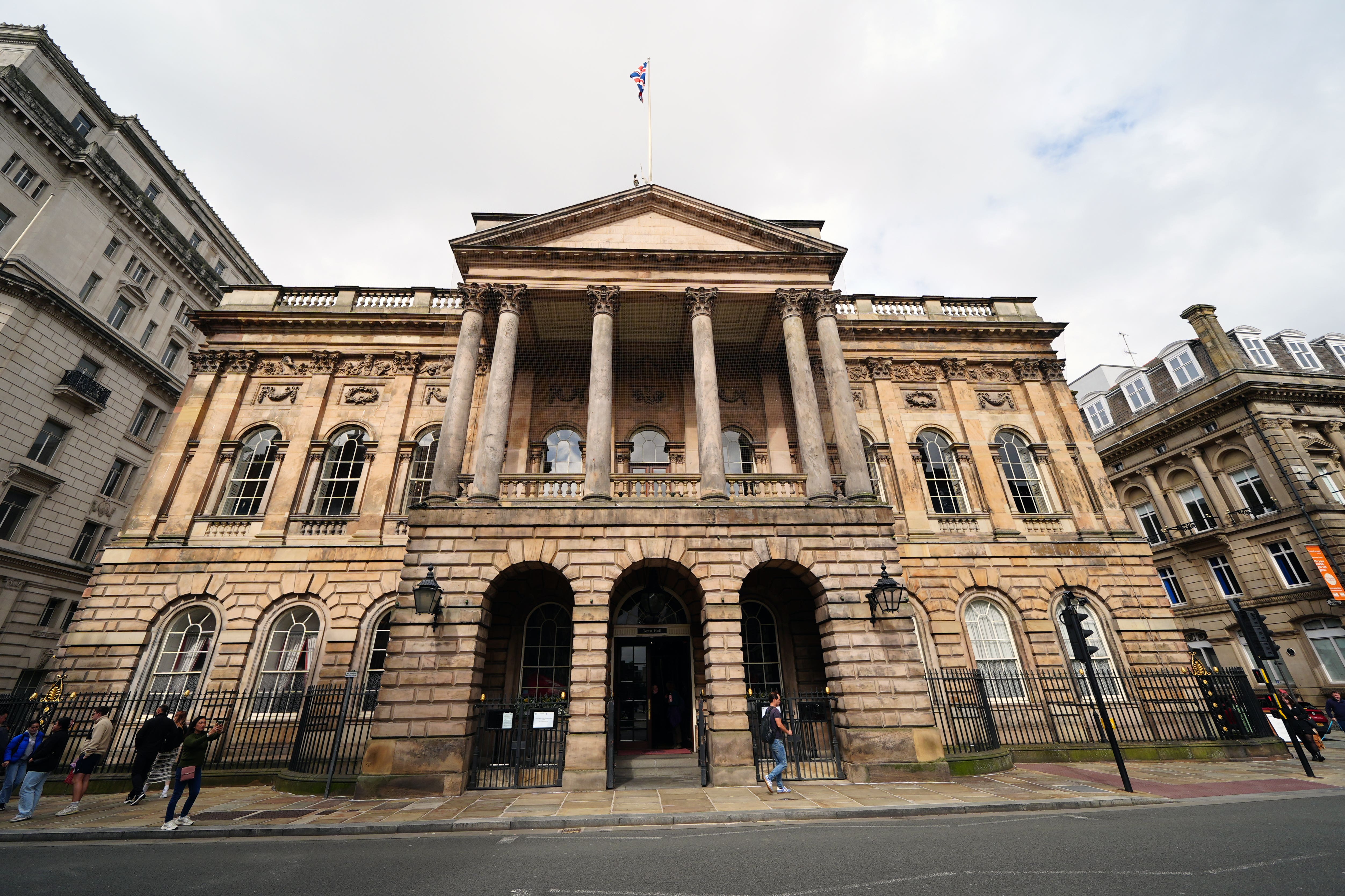 The Thirlwall Inquiry is taking place at Liverpool Town Hall (Peter Byrne/PA)