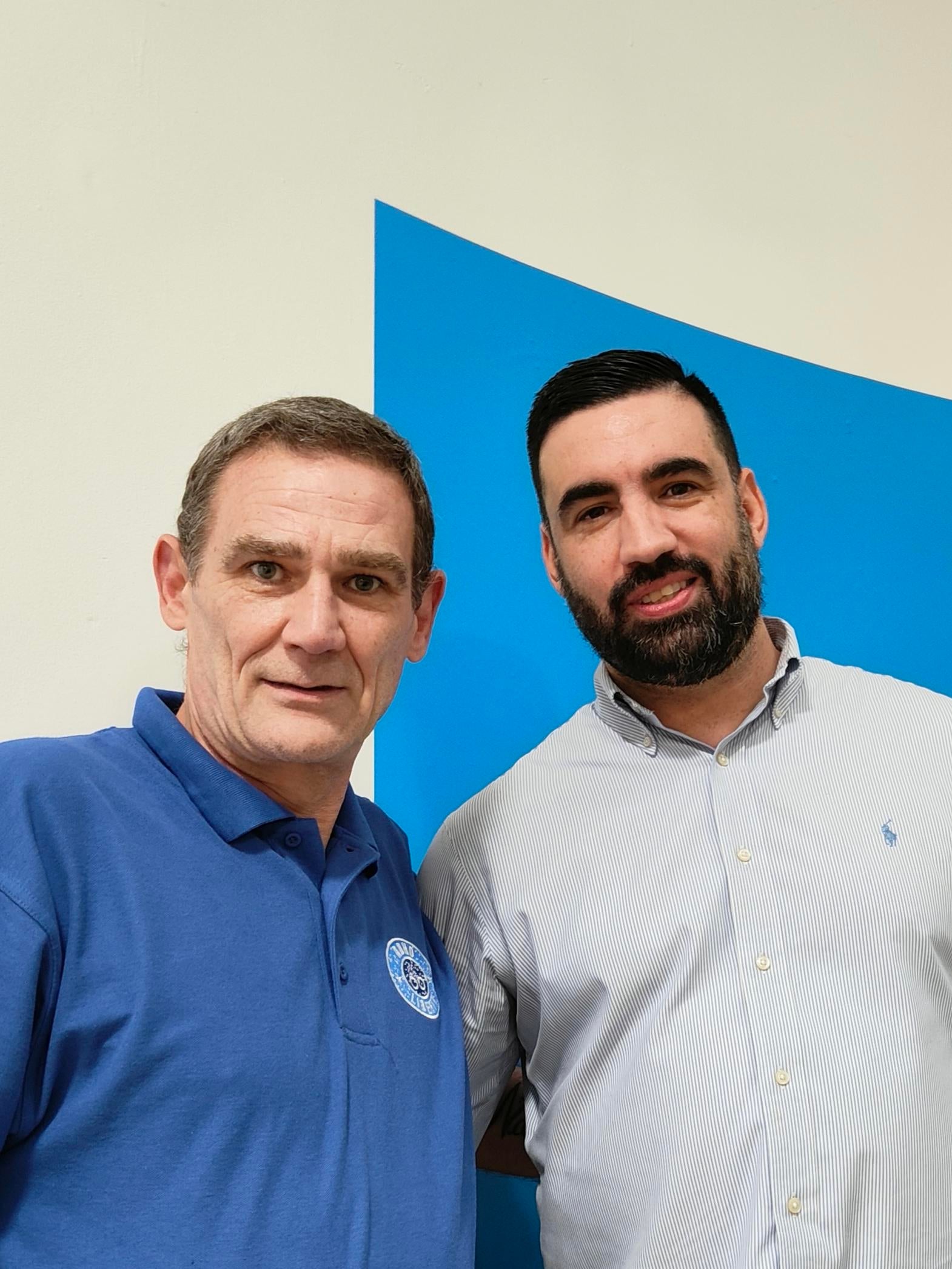 Prison reform campaigner Marc Conway (right), who helped tackle the Fishmongers’ Hall terrorist, who has called for ‘hope’ for IPP prisoners, pictured with reformed prisoner David Breakspear at a conference at Buckinghamshire New University