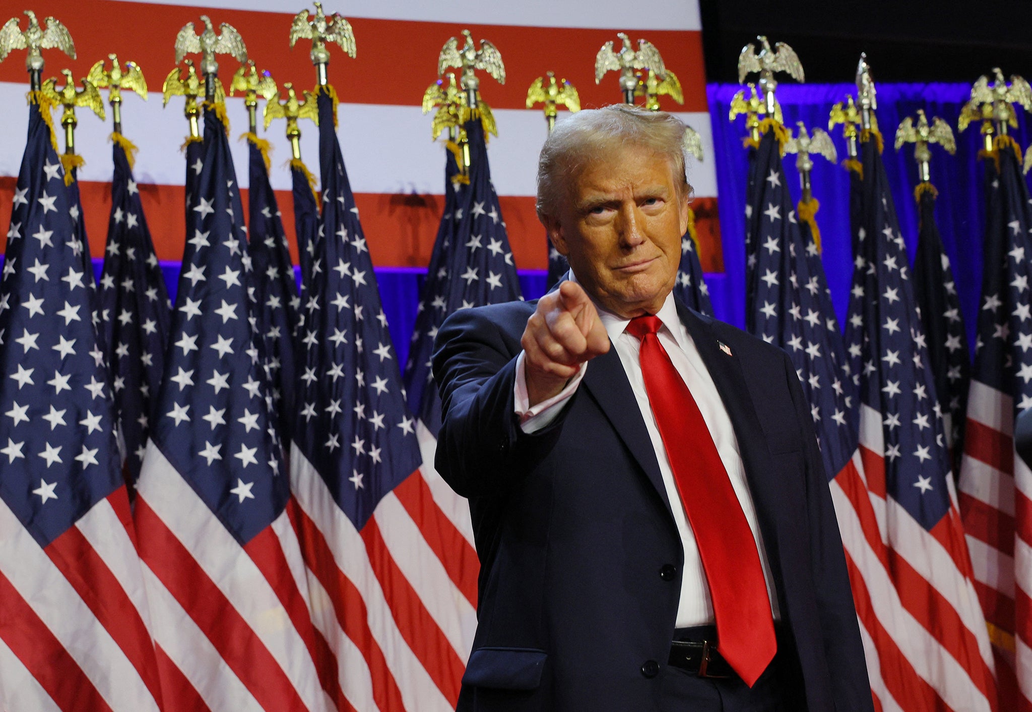 Trump claims victory for the 2024 presidential election after Pennsylvania was called in his favor. The entire race has now been called in his favor