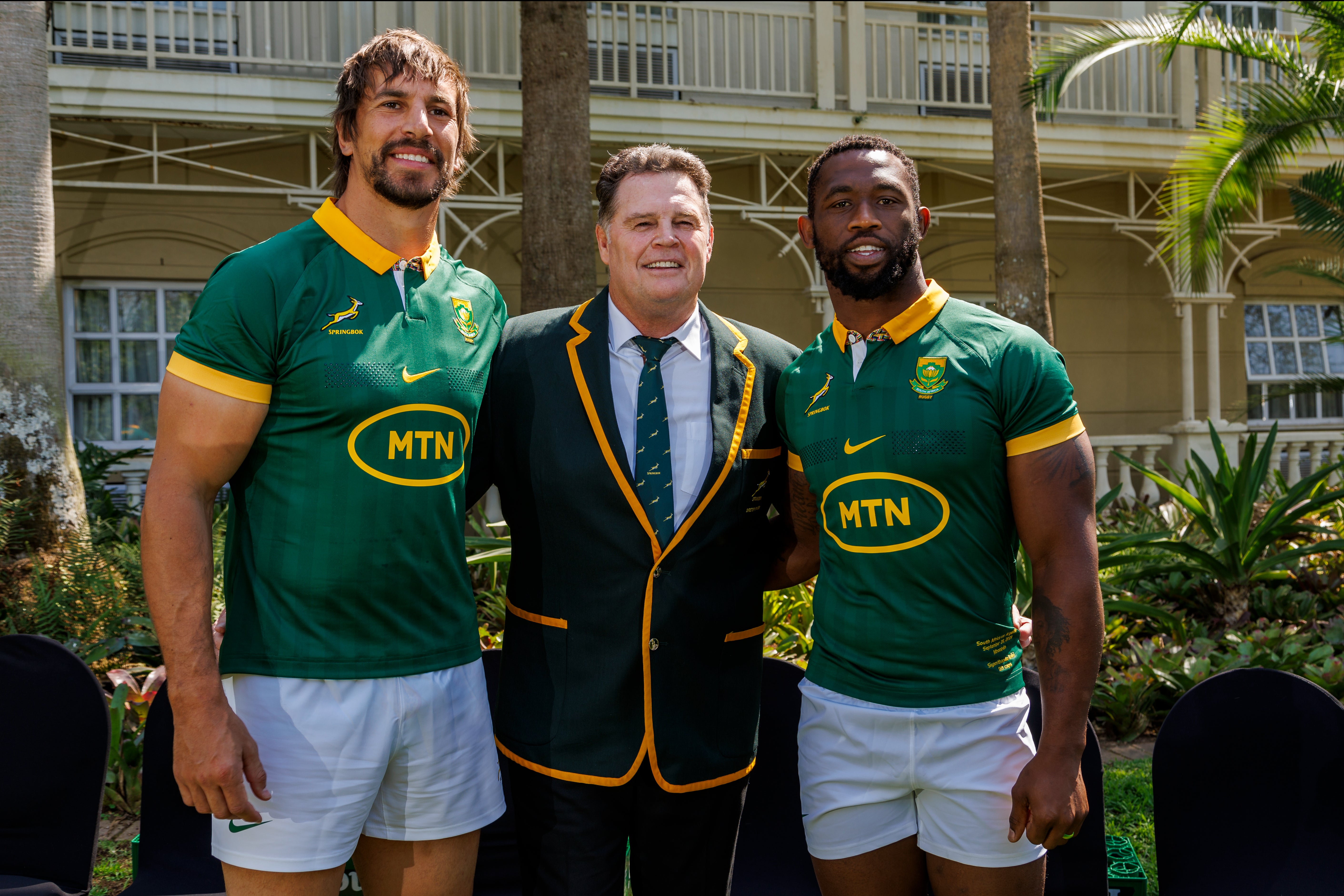 Erasmus has close bonds with senior players including Eben Etzebeth and Siya Kolisi