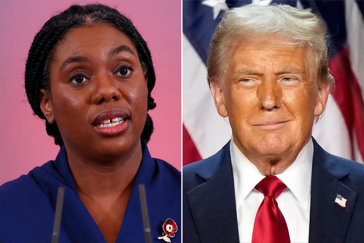 Badenoch claims Trump ‘will be a force for good in the world’ as UK braces for possible tariff war