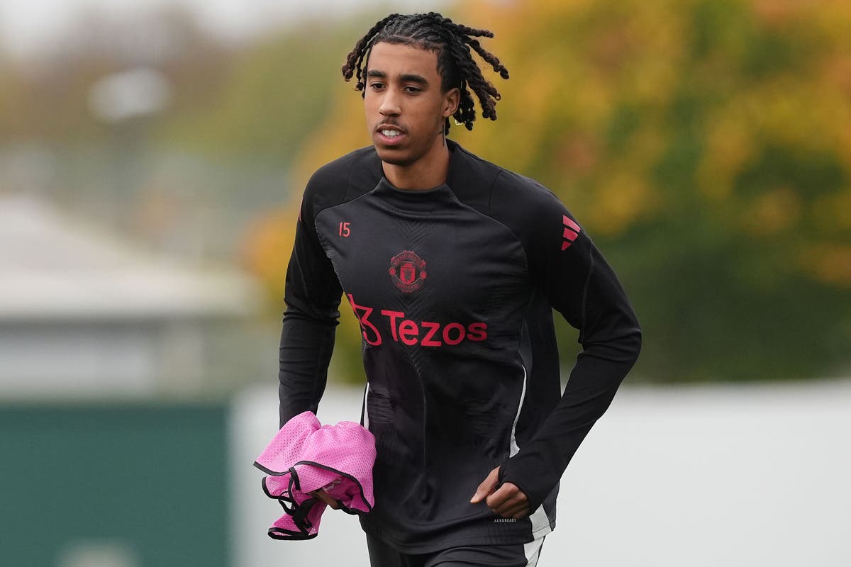 Leny Yoro returns to training with Manchester United after three-month absence