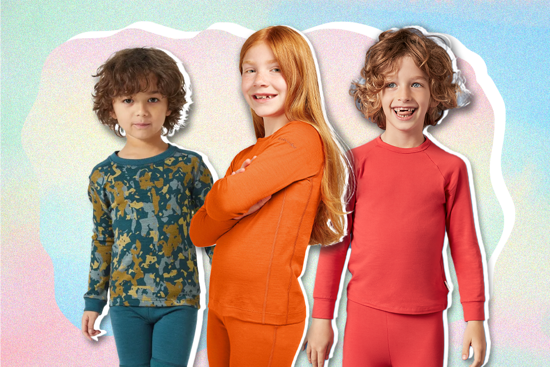 Kids red base layer best sale