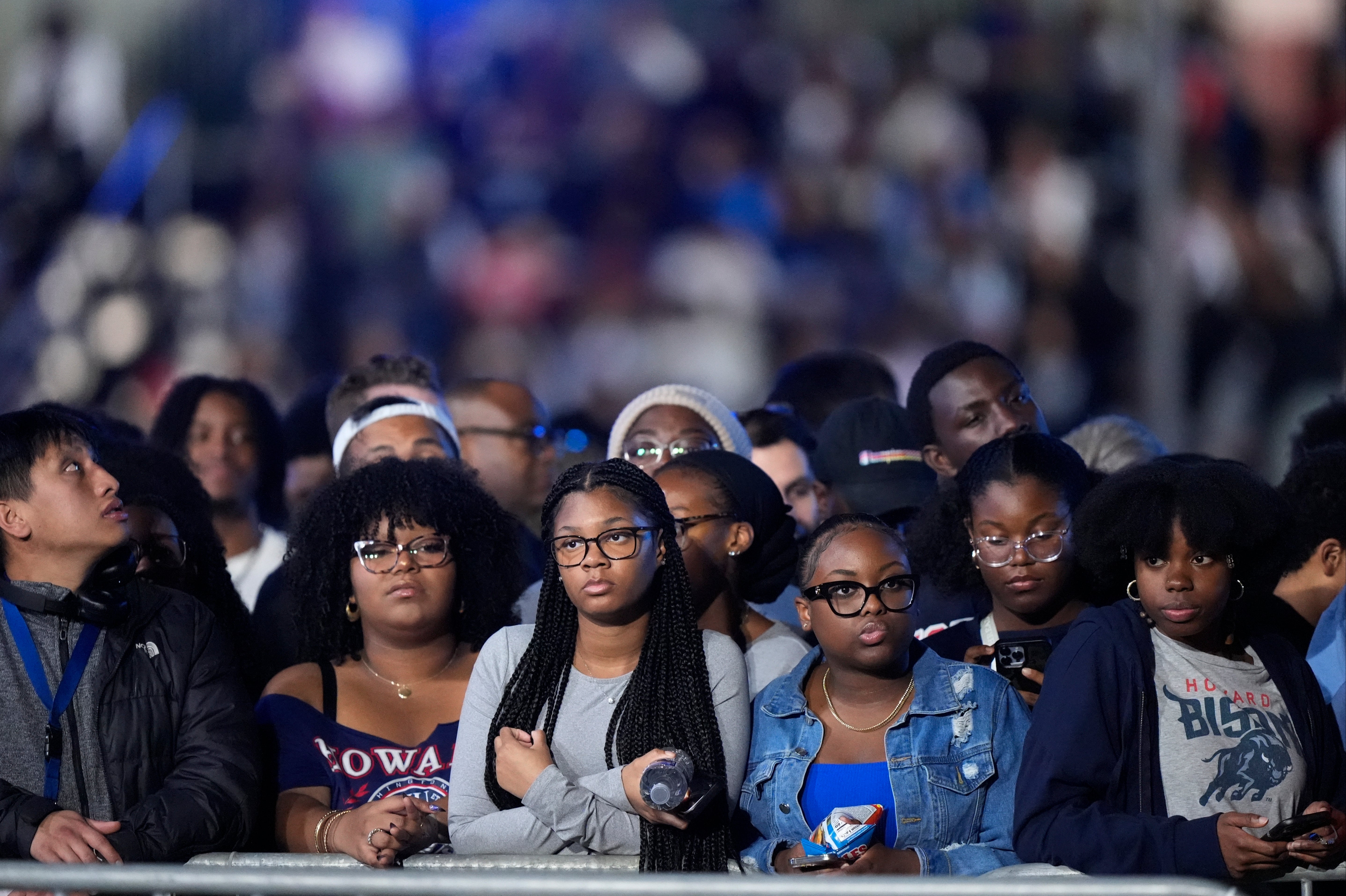 At Howard University, where Harris held her election party on Tuesday night, supporters were visibly upset by the results, which pointed to a victory for Donald Trump