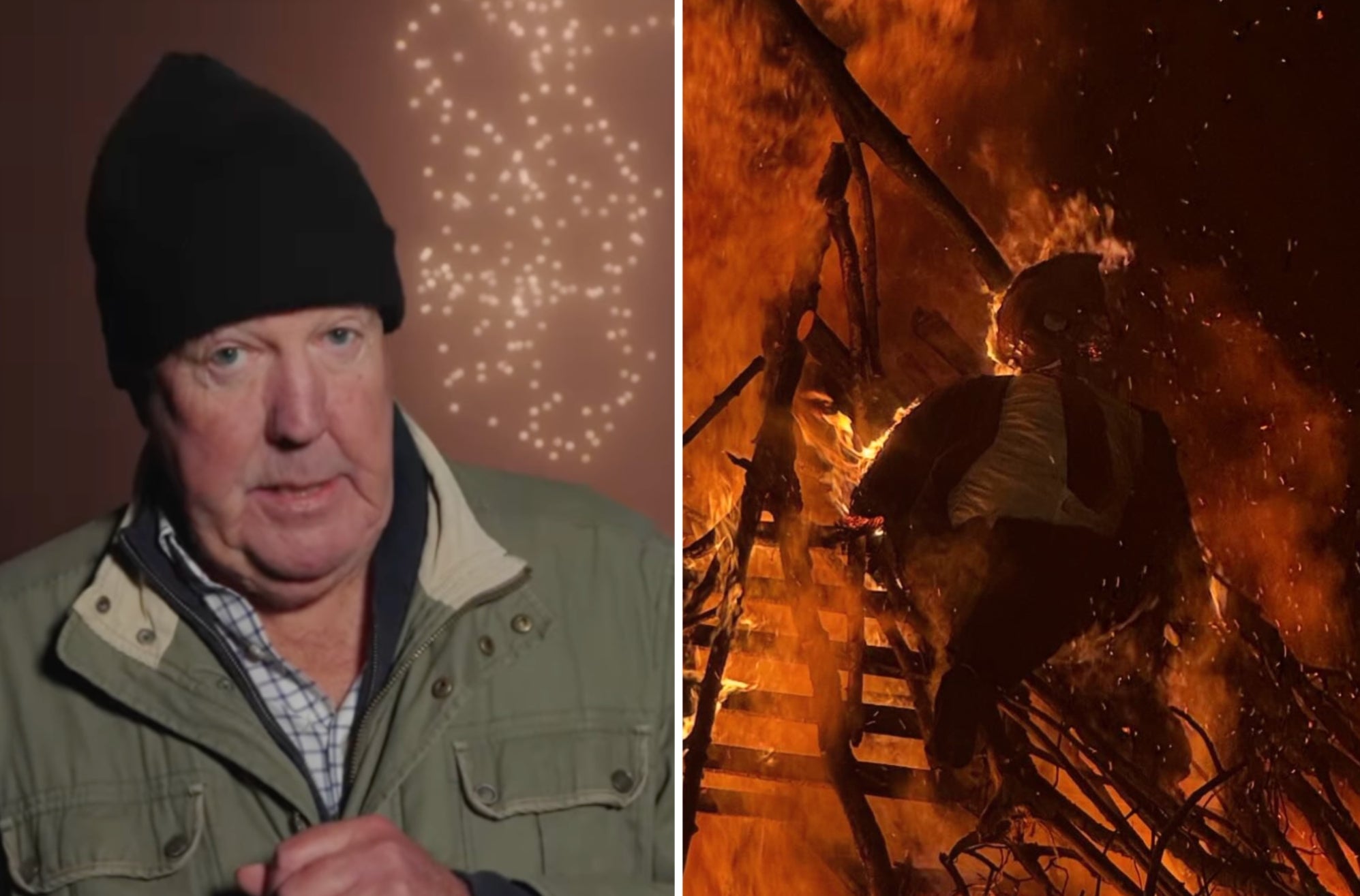 Clarkson responded to claims he burned an effigy of Donald Trump