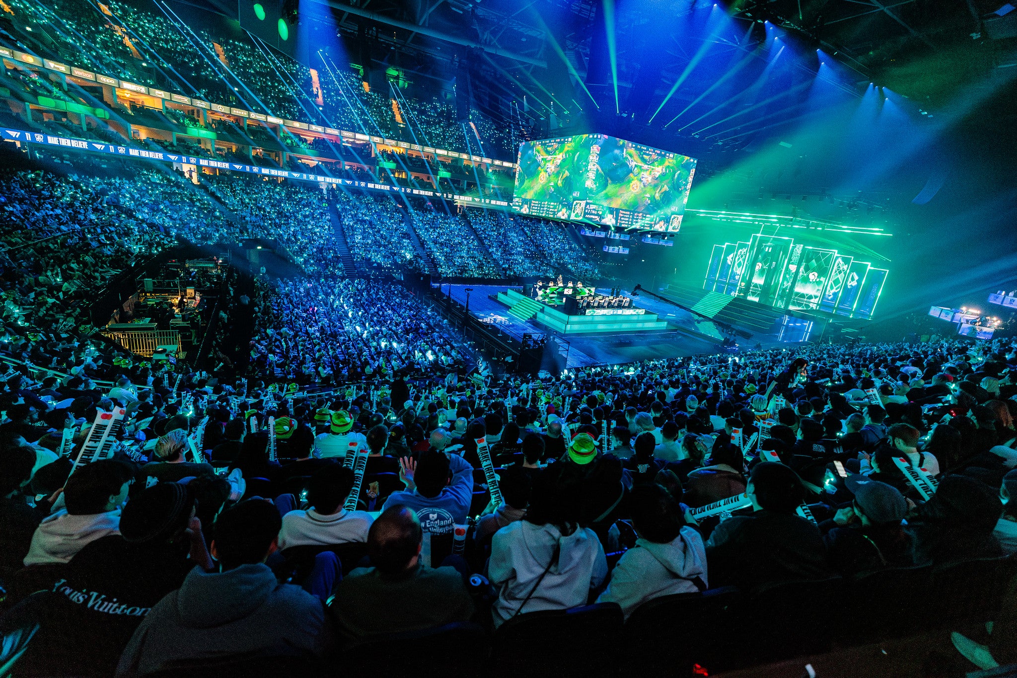 Gamer’s heaven: thousands of League of Legends fans descended on the O2 to watch pros in action