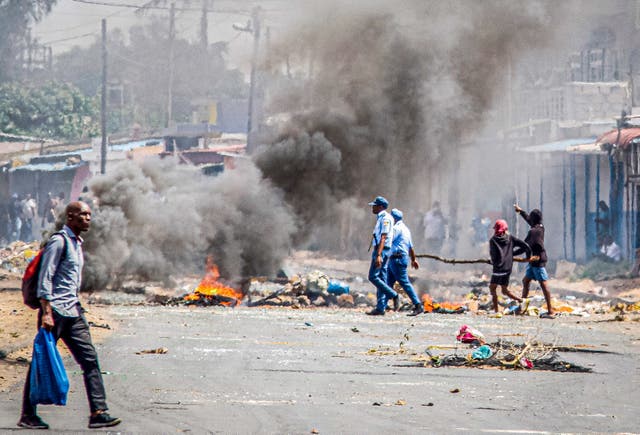 Mozambique Election Protests