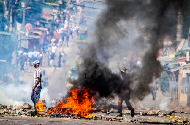 Mozambique Election Protests